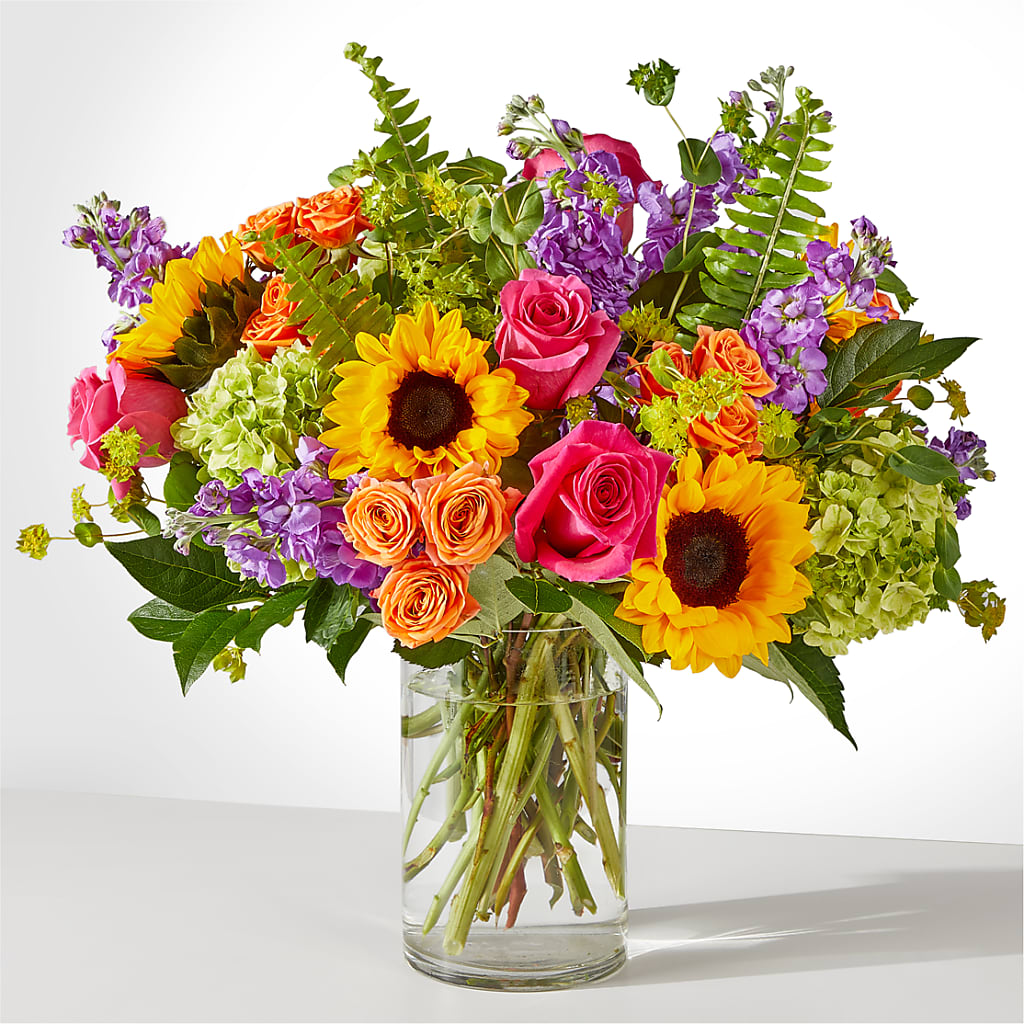 Vibrant Greetings Bouquet – Flowers By Robert Taylor Inc, West Covina CA