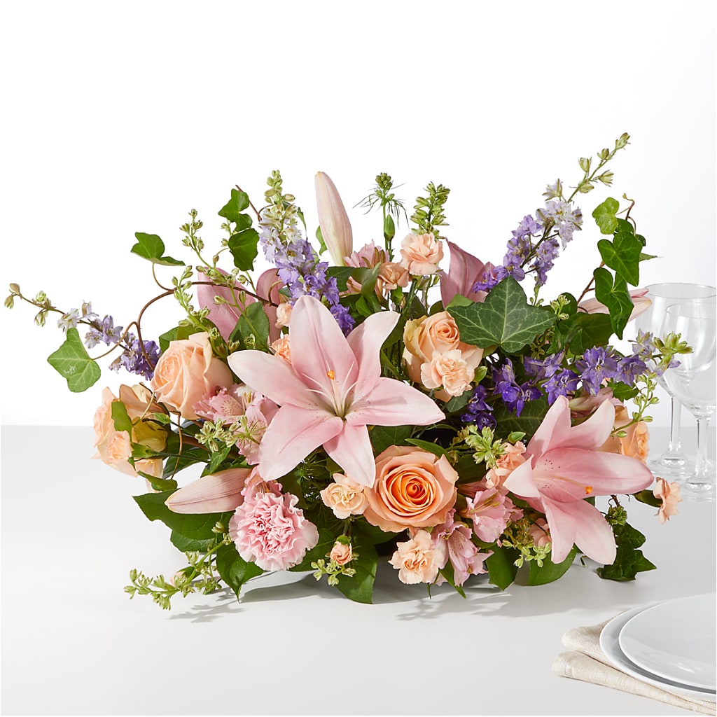 Blossom Time Centerpiece – Flowers By Robert Taylor Inc, West Covina CA