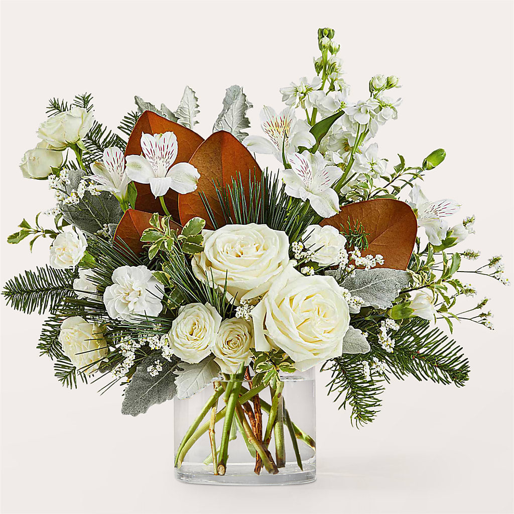 Fresh Snowfall Bouquet – Flowers By Robert Taylor Inc, West Covina CA