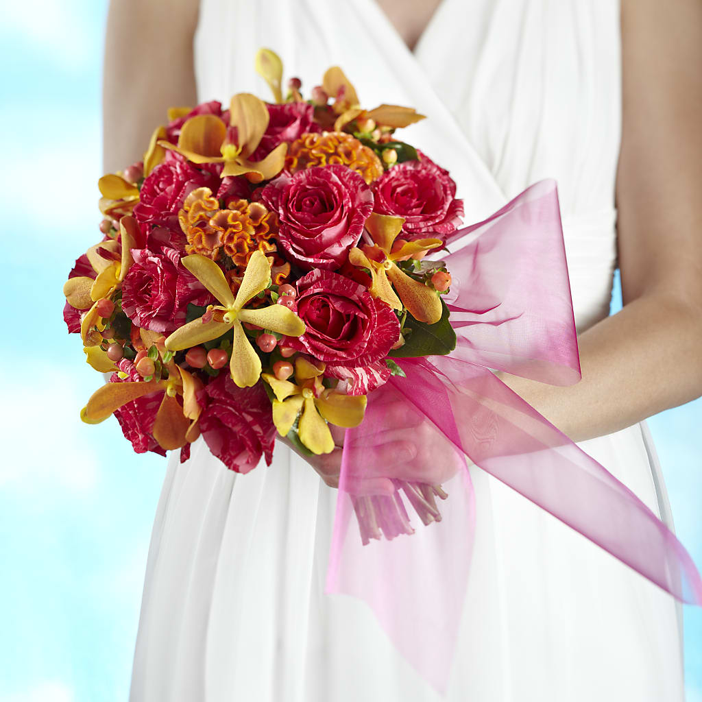 Brilliant Shades of Love Bouquet – Flowers By Robert Taylor Inc, West Covina CA