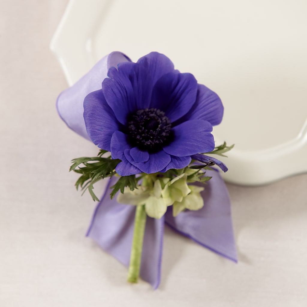Purple Passion Boutonniere – Flowers By Robert Taylor Inc, West Covina CA