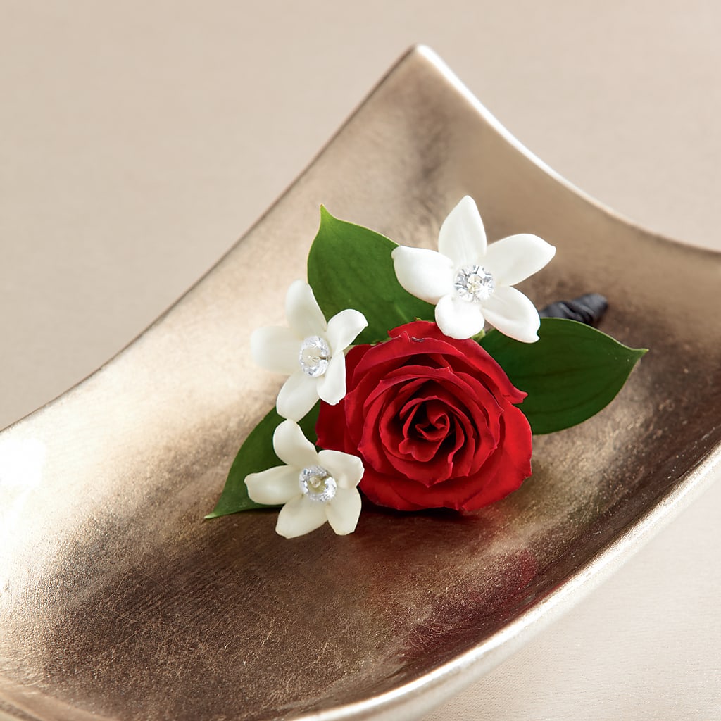 Poetry Boutonniere – Flowers By Robert Taylor Inc, West Covina CA