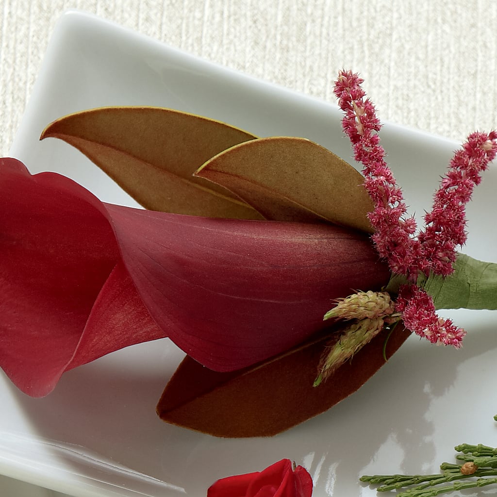 Red Calla Boutonniere – Flowers By Robert Taylor Inc, West Covina CA