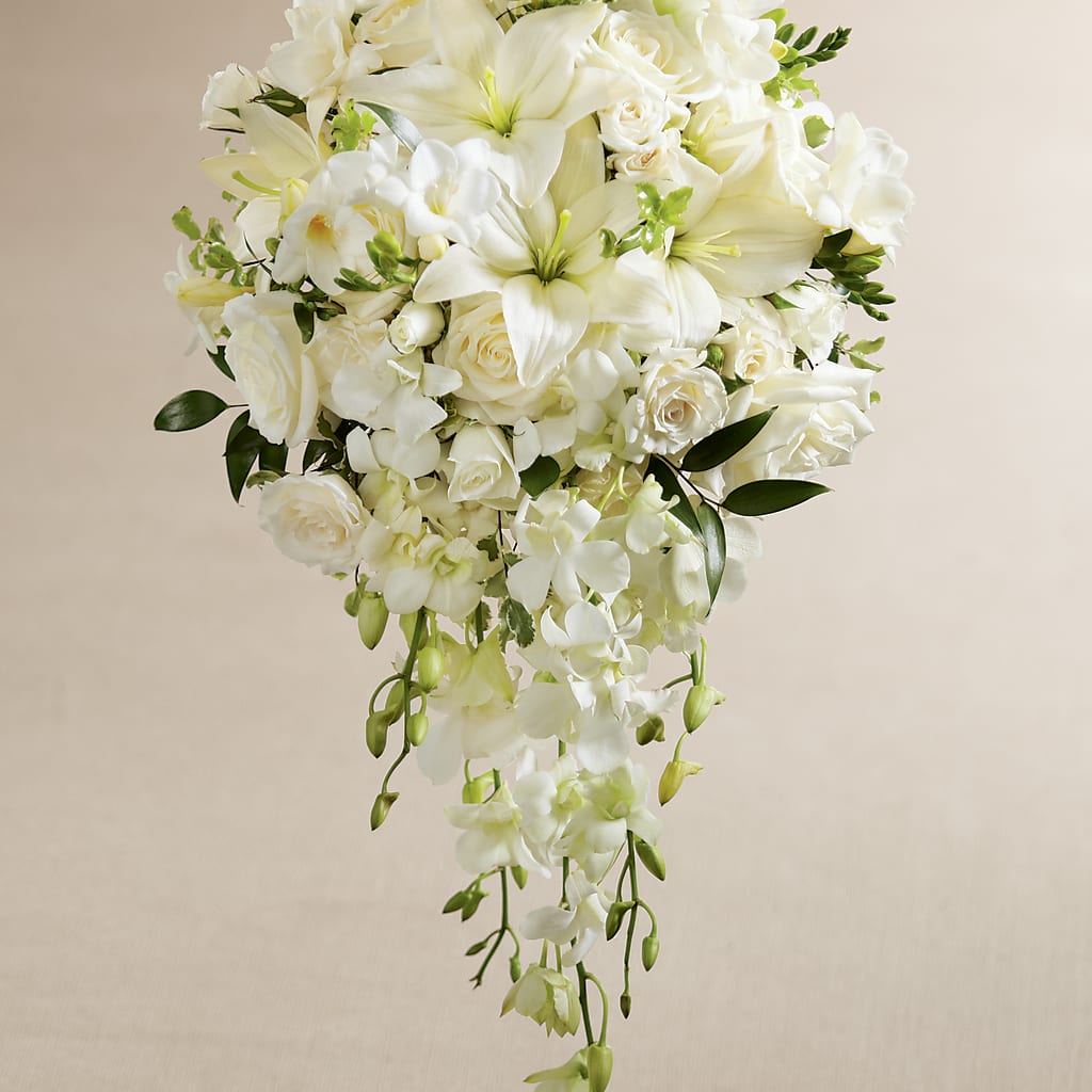 White Wonders Bouquet – Flowers By Robert Taylor Inc, West Covina CA