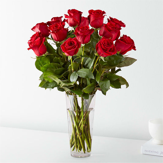 Long Stem Red Rose Bouquet –  Flowers By Robert Taylor Inc, West Covina CA