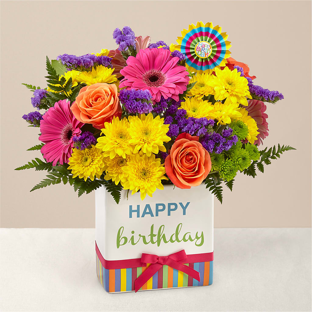 Birthday Brights Bouquet –  Flowers By Robert Taylor Inc, West Covina CA