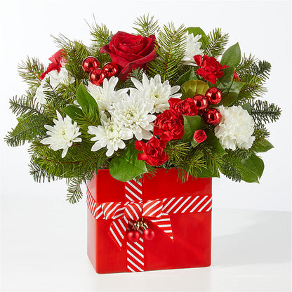 Presents Under the Tree Bouquet –  Flowers By Robert Taylor Inc, West Covina CA