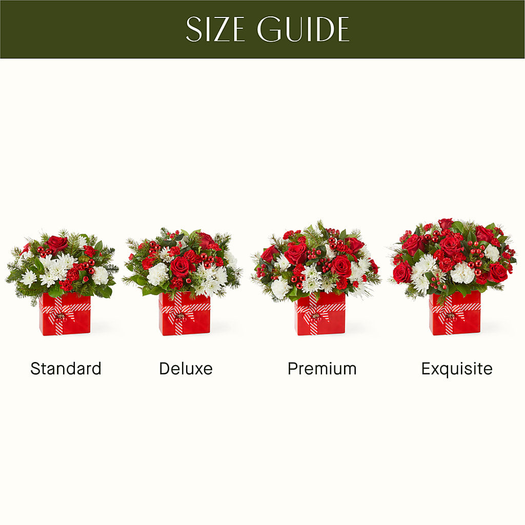 Presents Under the Tree Bouquet –  Flowers By Robert Taylor Inc, West Covina CA