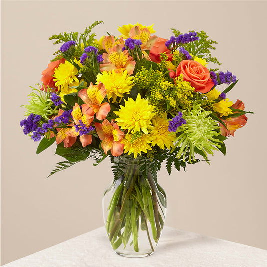 Marmalade Skies Bouquet –  Flowers By Robert Taylor Inc, West Covina CA