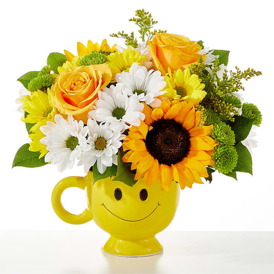 Be Happy Bouquet –  Flowers By Robert Taylor Inc, West Covina CA
