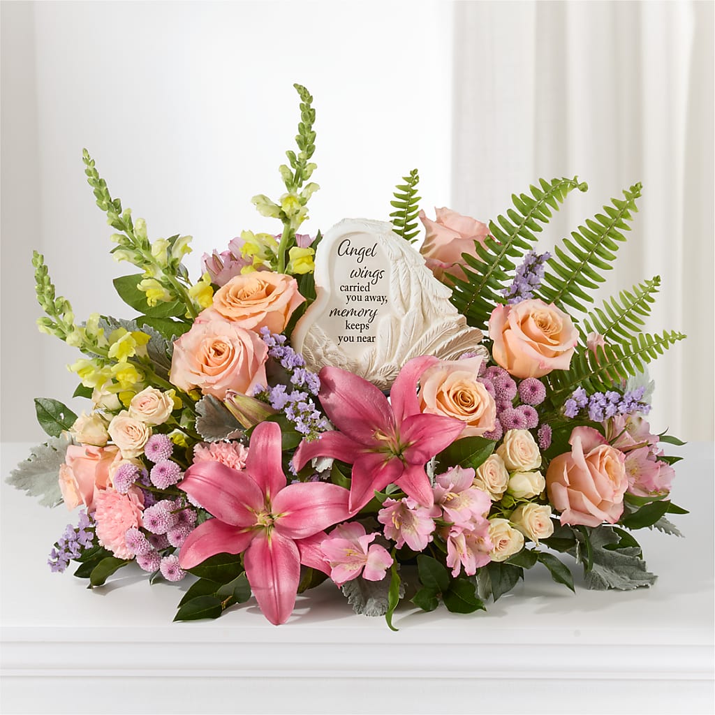 Gentle Light Arrangement –  Flowers By Robert Taylor Inc, West Covina CA