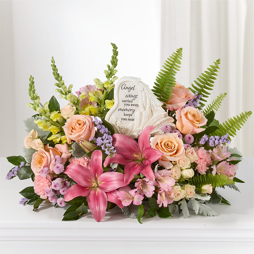 Gentle Light Arrangement –  Flowers By Robert Taylor Inc, West Covina CA