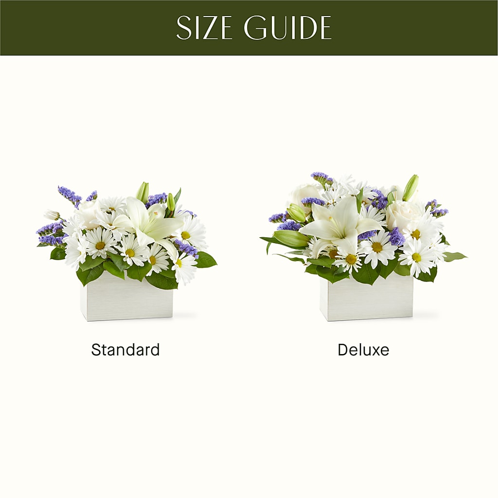 Beyond Blue Box Bouquet –  Flowers By Robert Taylor Inc, West Covina CA