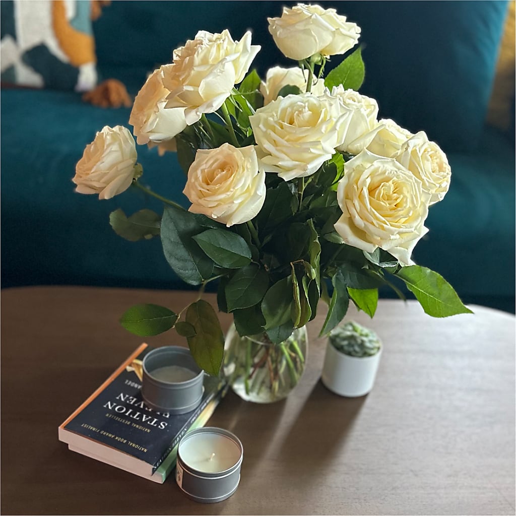 Long Stem Yellow Rose Bouquet –  Flowers By Robert Taylor Inc, West Covina CA