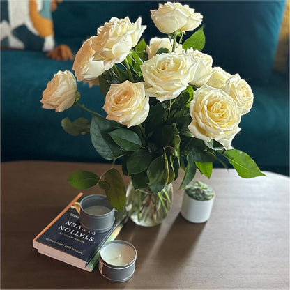 Long Stem Yellow Rose Bouquet –  Flowers By Robert Taylor Inc, West Covina CA