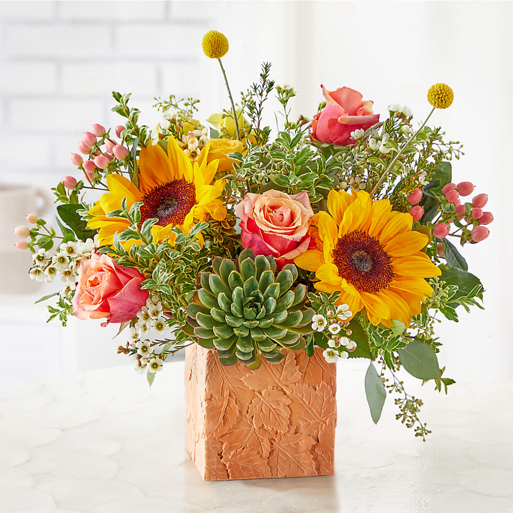 Sunflower Season Bouquet –  Flowers By Robert Taylor Inc, West Covina CA