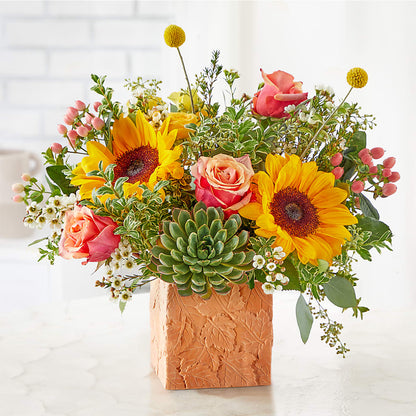 Sunflower Season Bouquet –  Flowers By Robert Taylor Inc, West Covina CA