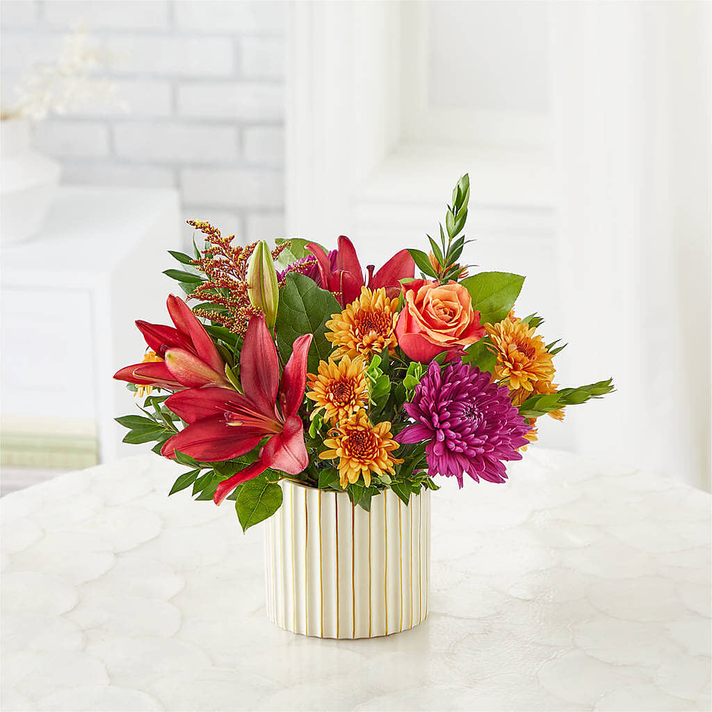 Burgundy Landscape Bouquet –  Flowers By Robert Taylor Inc, West Covina CA
