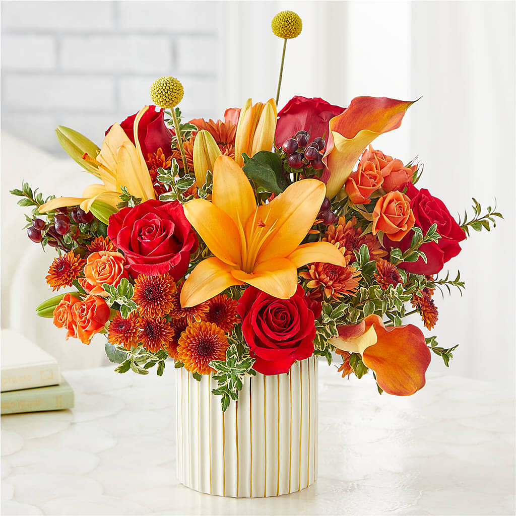 Scarlet Skies Bouquet –  Flowers By Robert Taylor Inc, West Covina CA