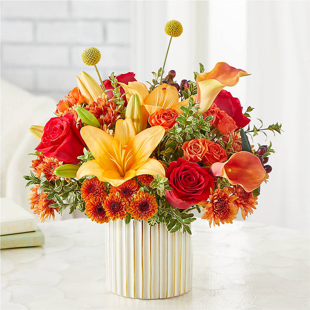 Scarlet Skies Bouquet –  Flowers By Robert Taylor Inc, West Covina CA