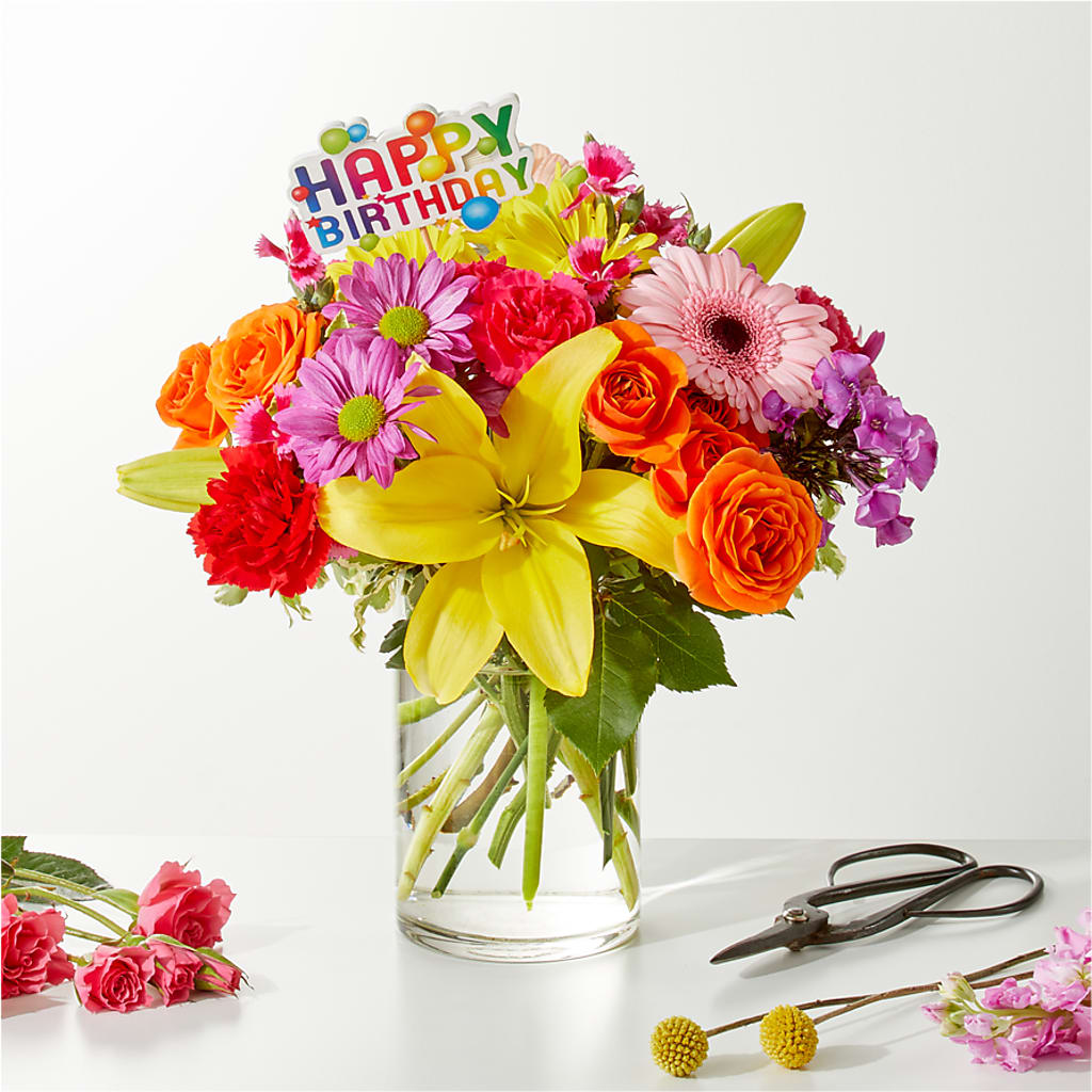 Cue the Confetti - A Florist Original –  Flowers By Robert Taylor Inc, West Covina CA