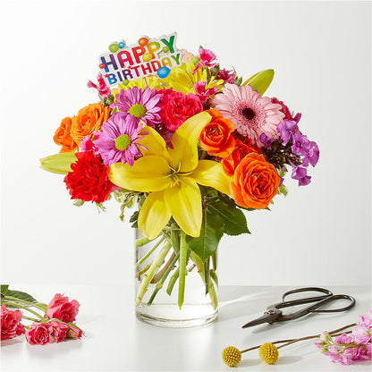 Cue the Confetti - A Florist Original –  Flowers By Robert Taylor Inc, West Covina CA
