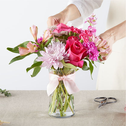 Pink Ribbon - A Florist Original –  Flowers By Robert Taylor Inc, West Covina CA
