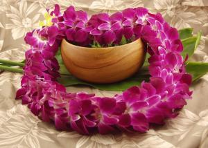 TRIPLE BOMBAY GRADUATION LEI  THIS ITEM IS IN SHORT SUPPLY CALL FOR AVAILABILITY –  Flowers By Robert Taylor Inc, West Covina CA