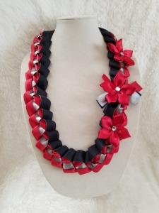 RIBBON LEI WITH 3 FLOWERS –  Flowers By Robert Taylor Inc, West Covina CA