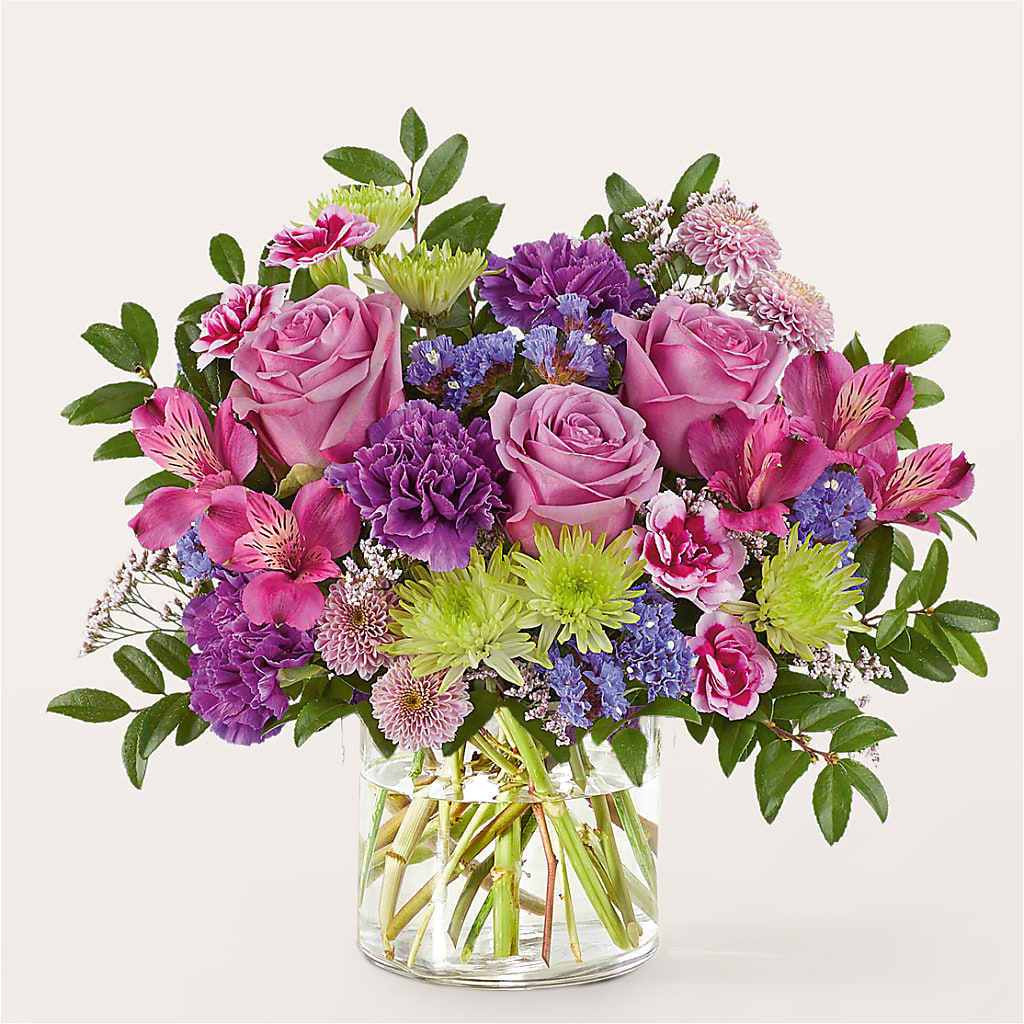 Glass Half Full Bouquet –  Flowers By Robert Taylor Inc, West Covina CA