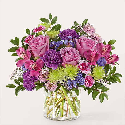 Glass Half Full Bouquet –  Flowers By Robert Taylor Inc, West Covina CA