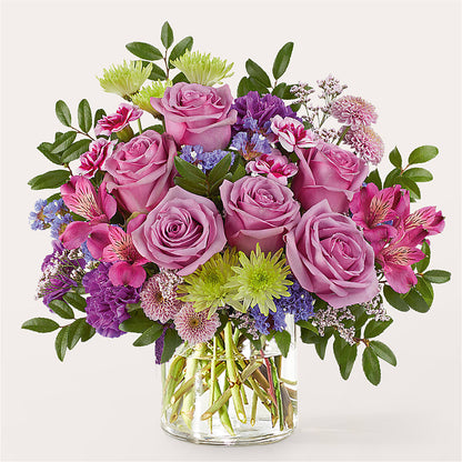 Glass Half Full Bouquet –  Flowers By Robert Taylor Inc, West Covina CA