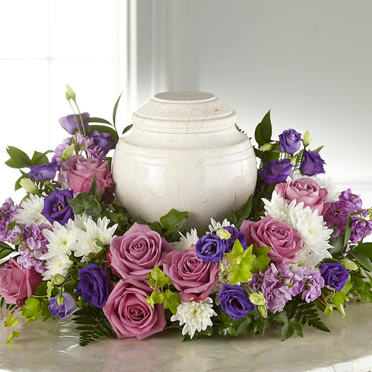 Blooming Sympathy Cremation Adornment –  Flowers By Robert Taylor Inc, West Covina CA