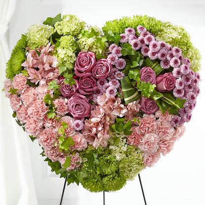 Heartwarming Standing Heart –  Flowers By Robert Taylor Inc, West Covina CA