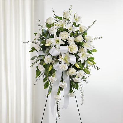 With Care Standing Spray –  Flowers By Robert Taylor Inc, West Covina CA