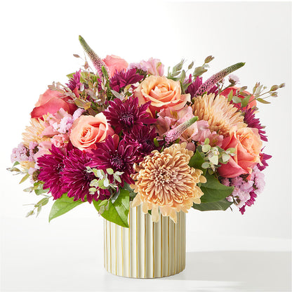 Berry Cobbler Bouquet with Ivory Vase –  Flowers By Robert Taylor Inc, West Covina CA
