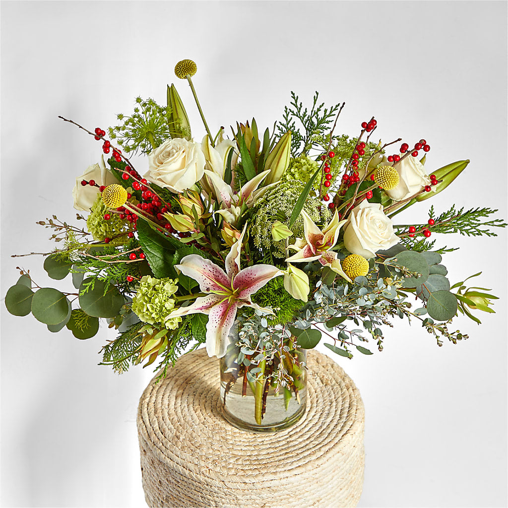 Berry & Bright Bouquet –  Flowers By Robert Taylor Inc, West Covina CA