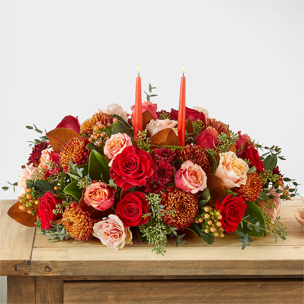Gather Near Centerpiece –  Flowers By Robert Taylor Inc, West Covina CA