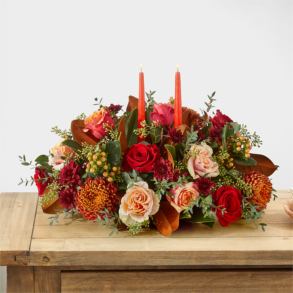 Gather Near Centerpiece –  Flowers By Robert Taylor Inc, West Covina CA