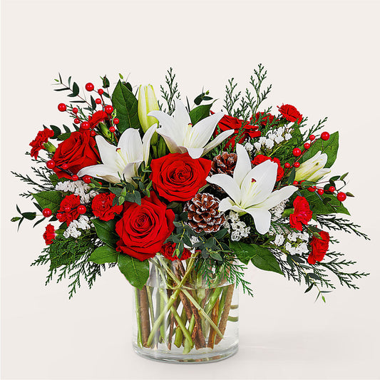 Best in Snow Bouquet –  Flowers By Robert Taylor Inc, West Covina CA