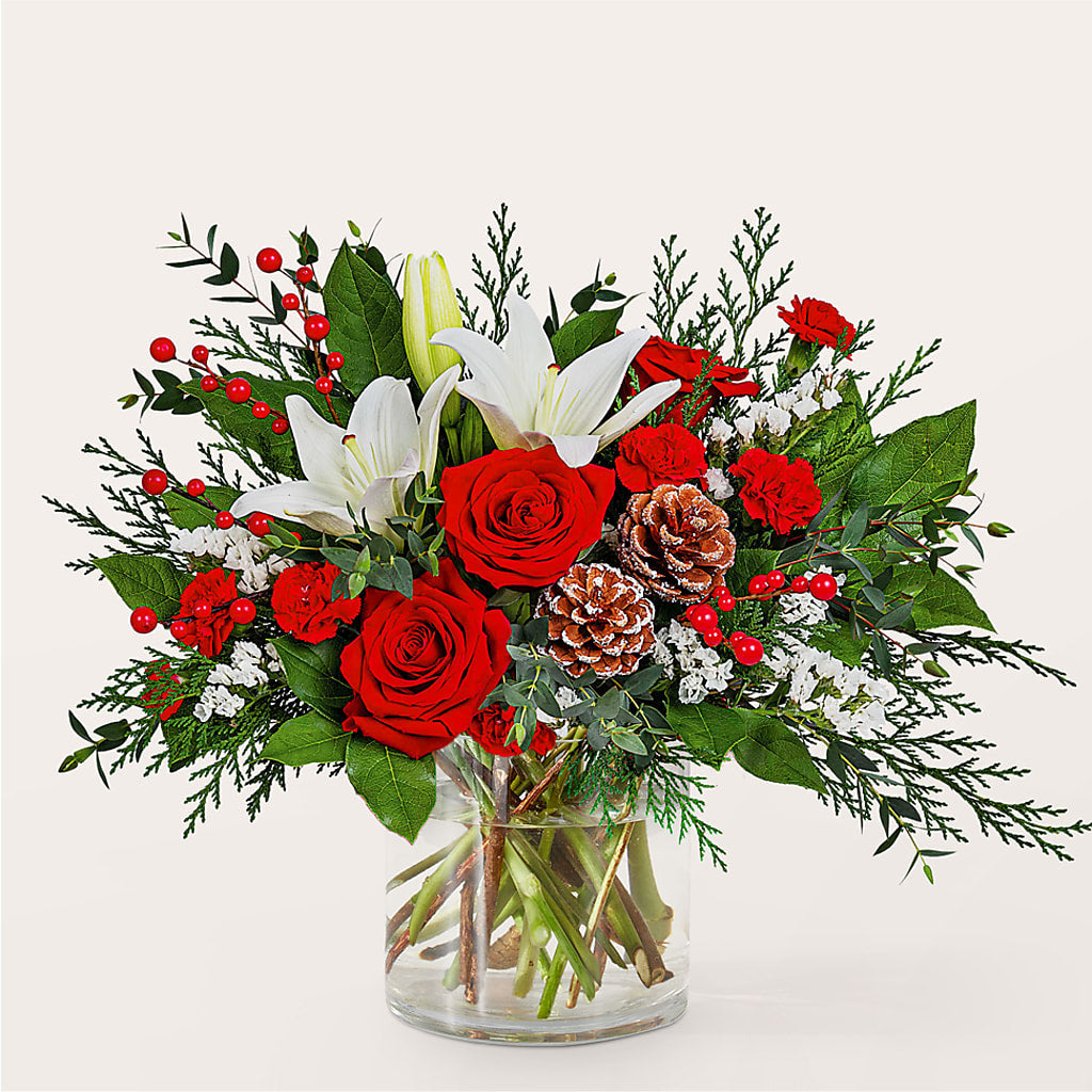 Best in Snow Bouquet –  Flowers By Robert Taylor Inc, West Covina CA