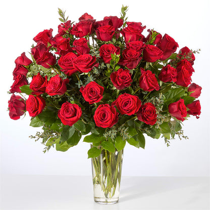 Forever Yours Fifty Stem Red Rose Bouquet –  Flowers By Robert Taylor Inc, West Covina CA